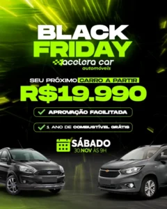 Campanha de Black Friday — peça criada pela Mayia para Acelera Car