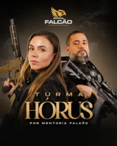 Turma Horus — peça criada pela Mayia para Mentoria Falcão